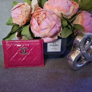 Authentic Chanel "Brilliant Collection " Card Holder